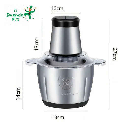 PICADORA ELECTRICA DE ACERO INOXIDABLE 2 LT