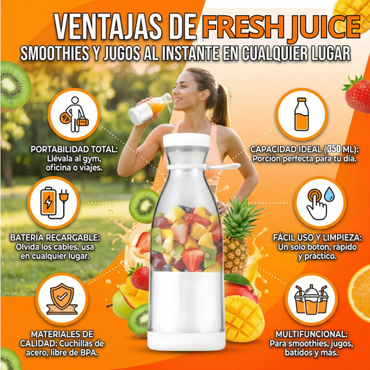 Botella Licuadora Portatil Fresh Juice